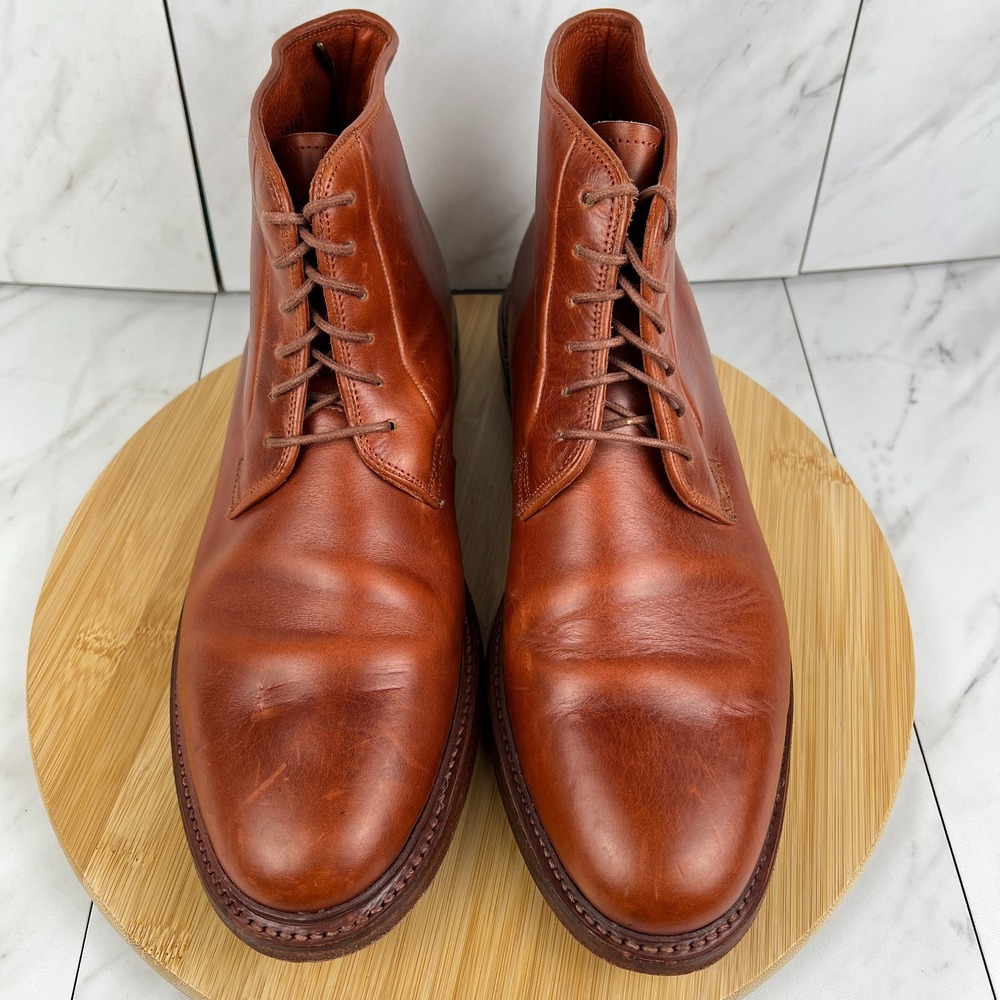 Florsheim x Duckie Brown Mens Size 11 D Brown Leather Lace Up Boots 19140 - Picture 4 of 14